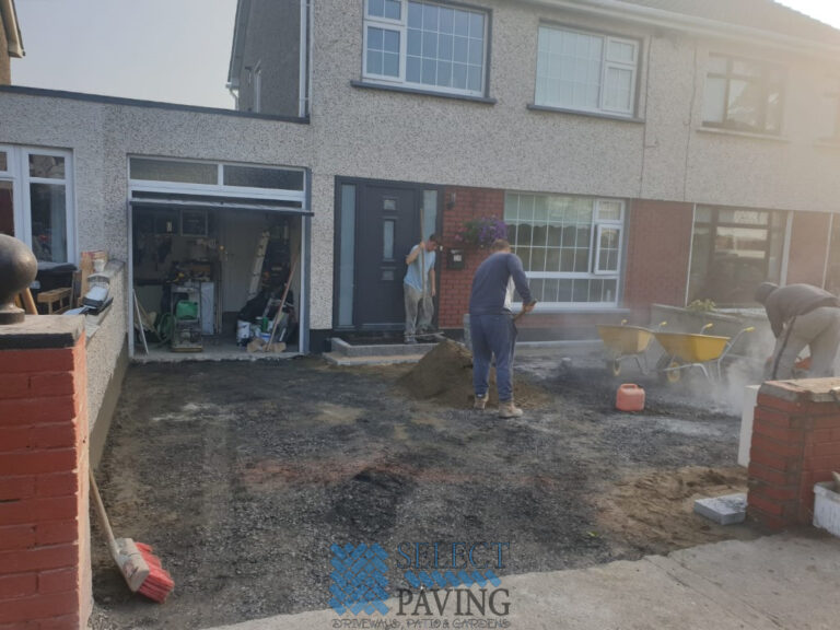 Asphalt Driveway with Granite Borderline and New Doorstep in Swords, Dublin