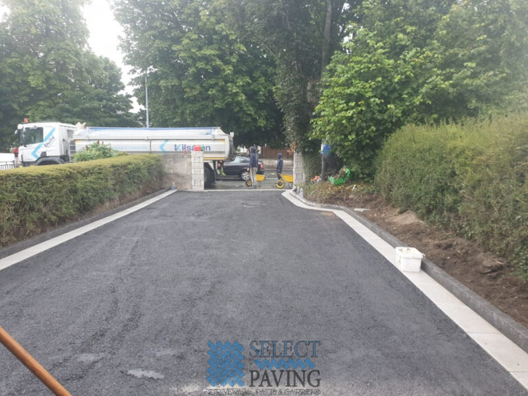 Asphalt Driveway with Granite Borderline in Artane, Dublin