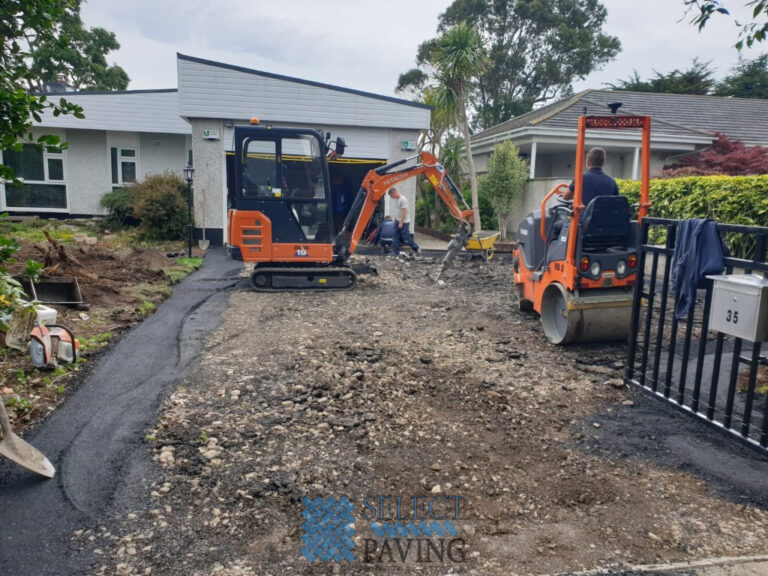 Asphalt Driveway with Granite Borderline in Cabinteely, Dublin