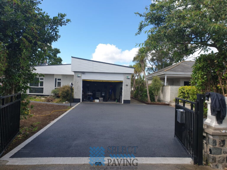 Asphalt Driveway with Granite Borderline in Cabinteely, Dublin