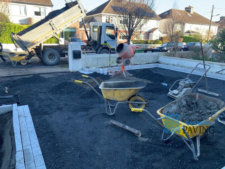 Asphalt Driveway with Granite Brick Border in Blackrock, Dublin