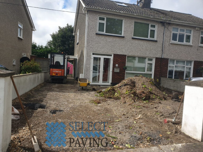 Asphalt Driveway with Paved Footpath and Roll-out Turf in Swords, Dublin