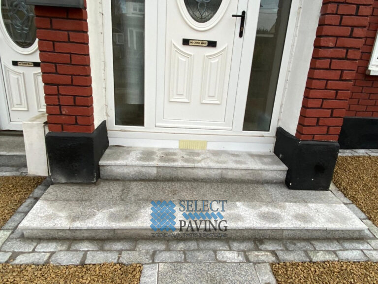 Ballylusk Gravel Driveway with Cobblestone Pathway in Coolock, Dublin