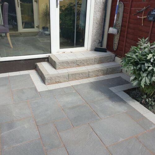 Belvedere Patio with New Steps in Tallaght, Dublin