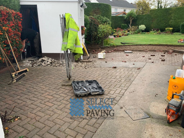 Black Granite Belvedere Patio in Malahide, Co. Dublin