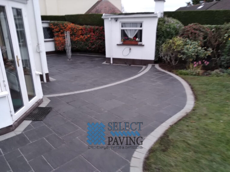 Black Granite Belvedere Patio in Malahide, Co. Dublin