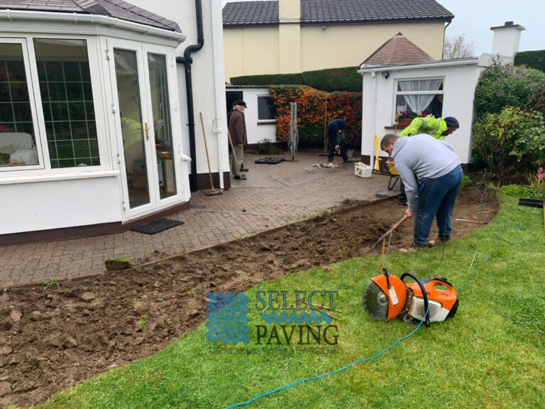 Black Granite Belvedere Patio in Malahide, Co. Dublin
