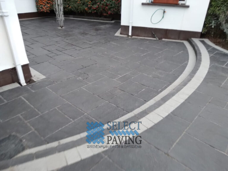 Black Granite Belvedere Patio in Malahide, Co. Dublin