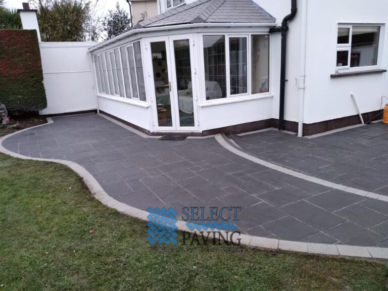 Black Granite Belvedere Patio in Malahide, Co. Dublin