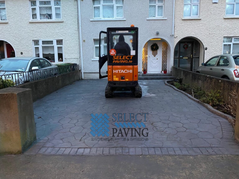 Block Paving Driveway with New Pillars in Blanchardstown, Dublin
