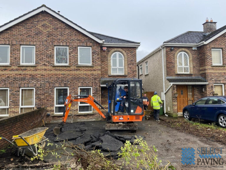Brindle Mix Block Paving Driveway with Buff Border in Blanchardstown, Dublin