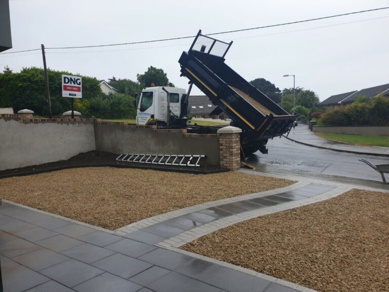 Flags & Gravel Patio and Driveway in Howth, Dublin