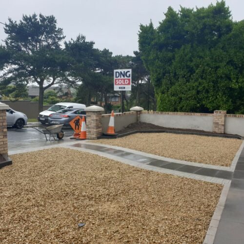 Flags & Gravel Patio and Driveway in Howth, Dublin