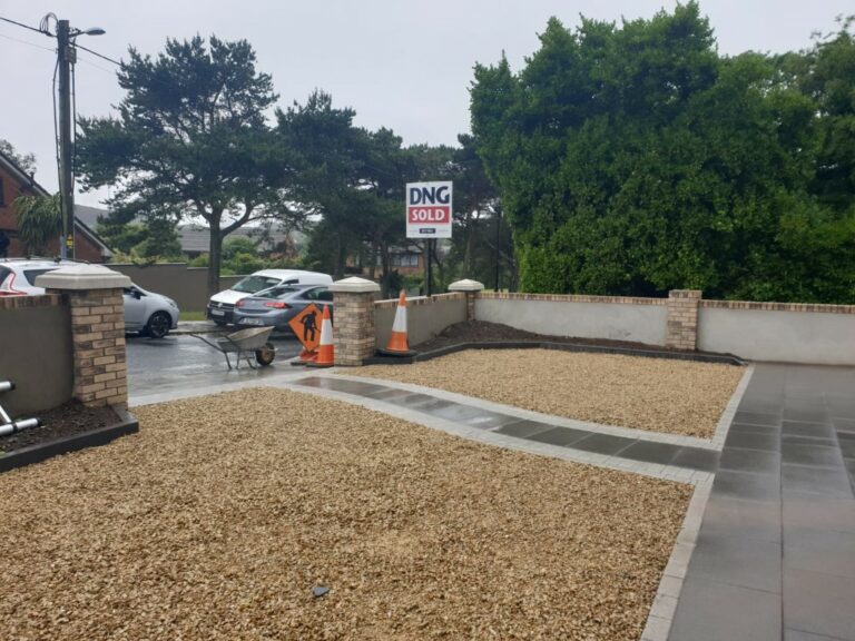Flags & Gravel Patio and Driveway in Howth, Dublin