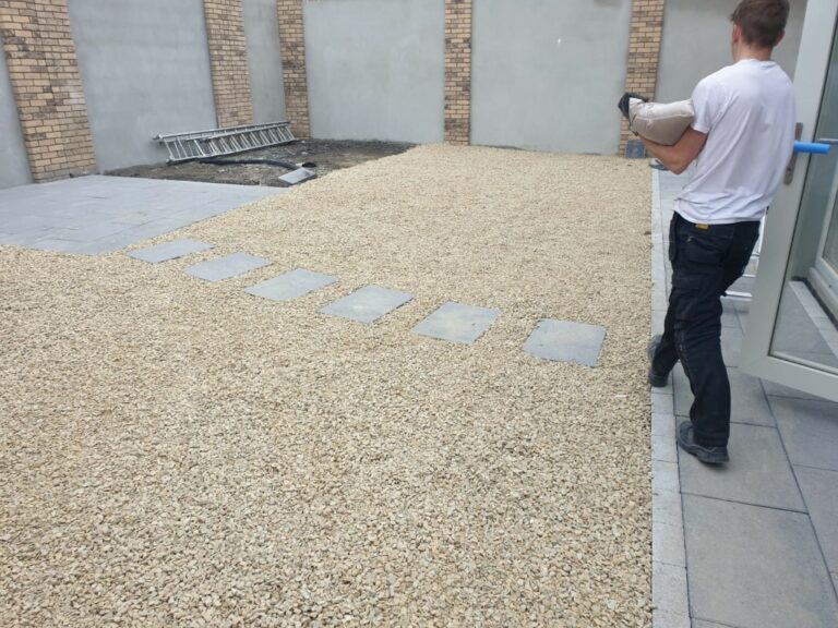 Flags & Gravel Patio and Driveway in Howth, Dublin