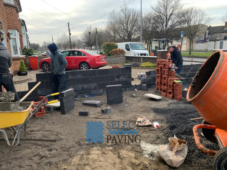 Gold Gravel Driveway with Granite Pathway in Dublin