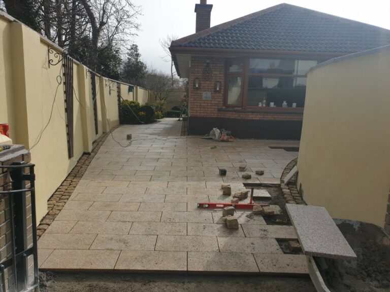 Granite Flagstones Driveway and Patio in Collinswood, Dublin