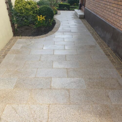 Granite Flagstones Driveway and Patio in Collinswood, Dublin