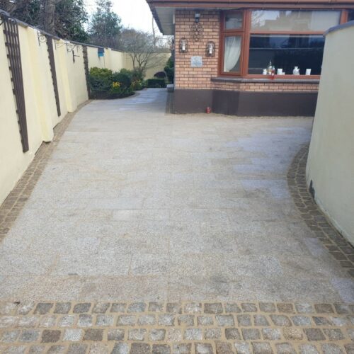 Granite Flagstones Driveway and Patio in Collinswood, Dublin