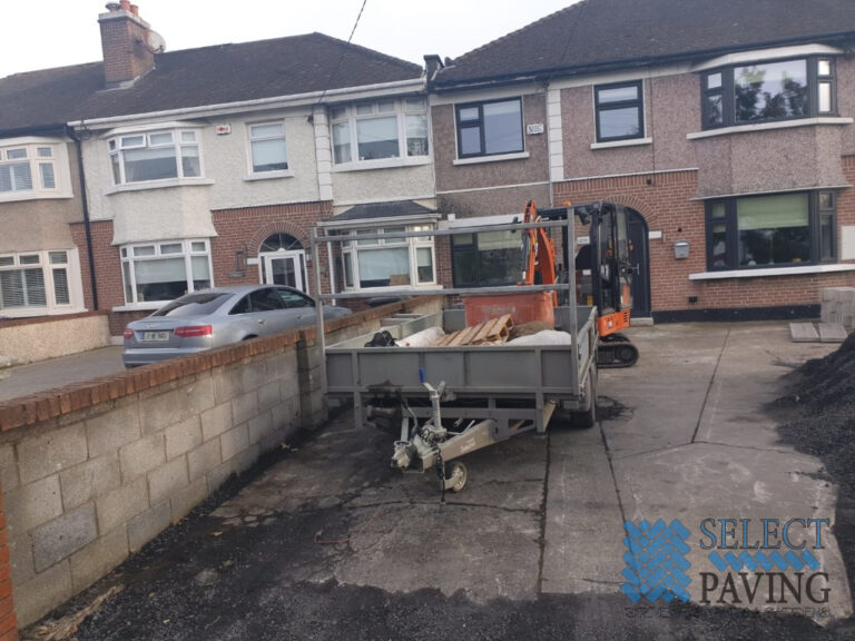 Gravel Driveway with a Paved Footpath in Blanchardstown, Dublin