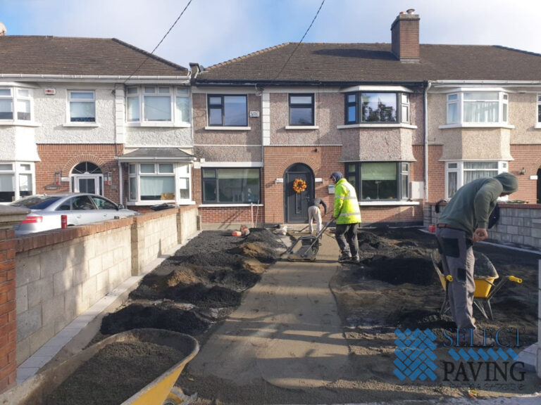 Gravel Driveway with a Paved Footpath in Blanchardstown, Dublin