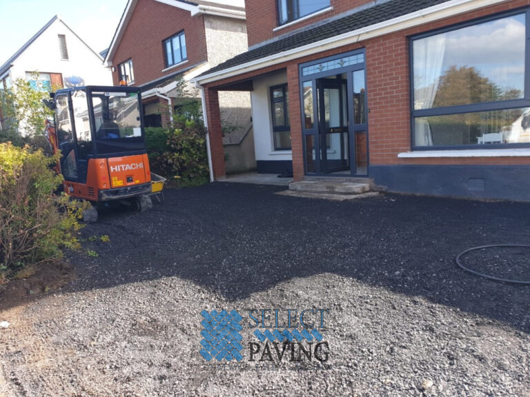 Gravel Driveway with Cobblestone Borderline in Rush, Co. Dublin