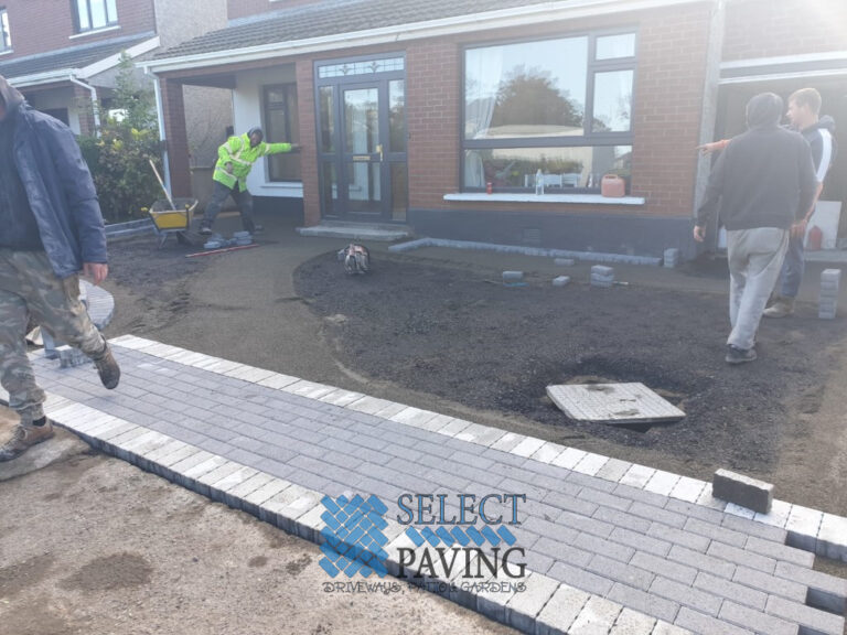 Gravel Driveway with Cobblestone Borderline in Rush, Co. Dublin