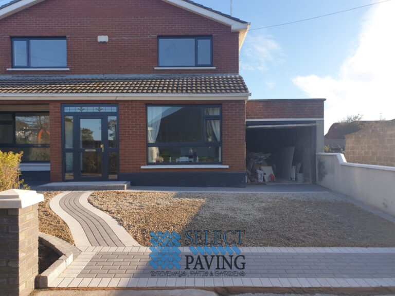 Gravel Driveway with Cobblestone Borderline in Rush, Co. Dublin