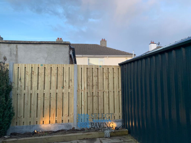 Gravel Driveway with Cobblestone Footpath and Fencing in Templeogue, Dublin
