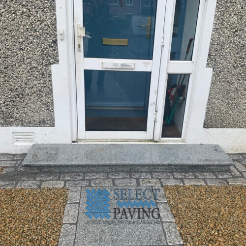 Gravel Driveway with Granite Doorstep in Templeogue, Dublin