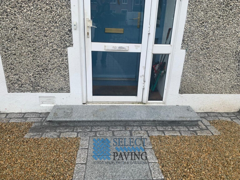 Gravel Driveway with Granite Doorstep in Templeogue, Dublin