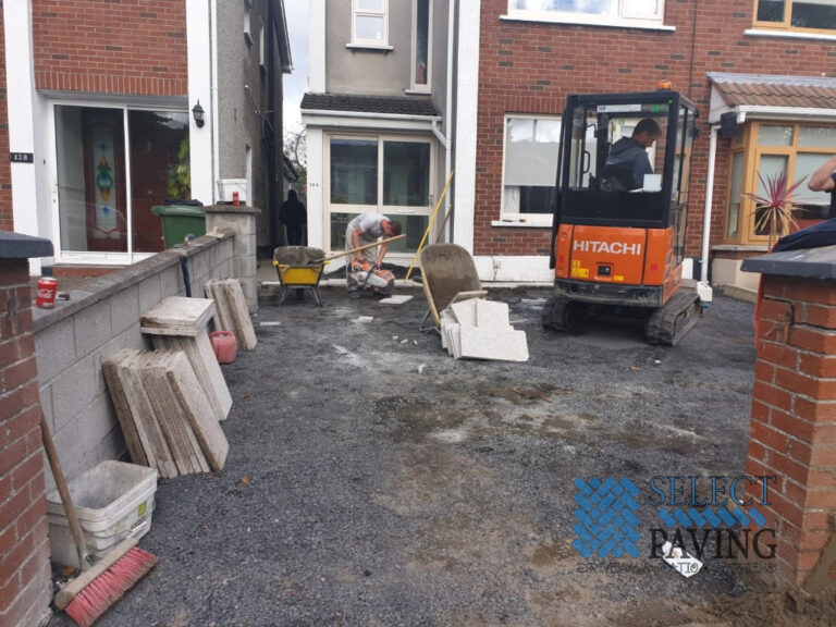 Gravel Driveway with Granite Path and Cobbled Apron in Whitehall, Dublin