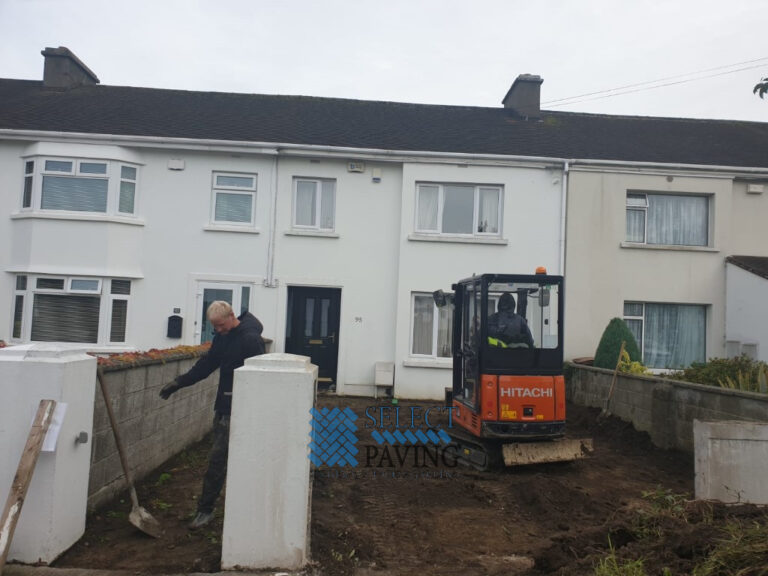 Gravel Driveway with Granite Stepping Stones in Whitehall, Dublin