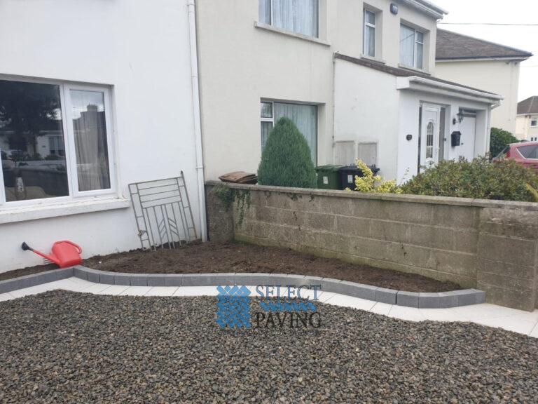 Gravel Driveway with Granite Stepping Stones in Whitehall, Dublin