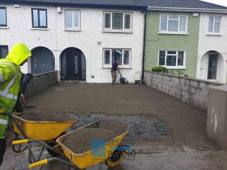 Grey Paving Brick Driveway in Stillorgan, Dublin