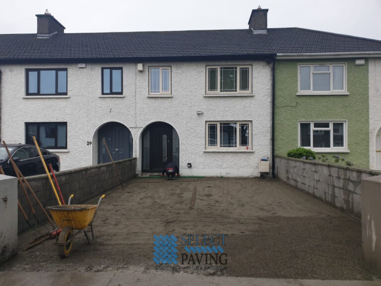 Grey Paving Brick Driveway in Stillorgan, Dublin