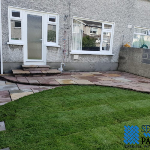 New Indian Sandstone Patio