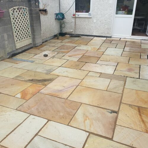 Mint Sandstone Patio in Finglas, Dublin