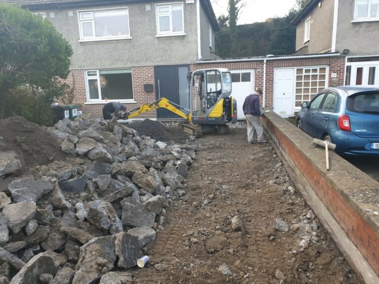 New Granite Gravel Driveway in Rathfarnham