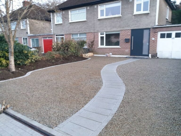 New Granite Gravel Driveway in Rathfarnham