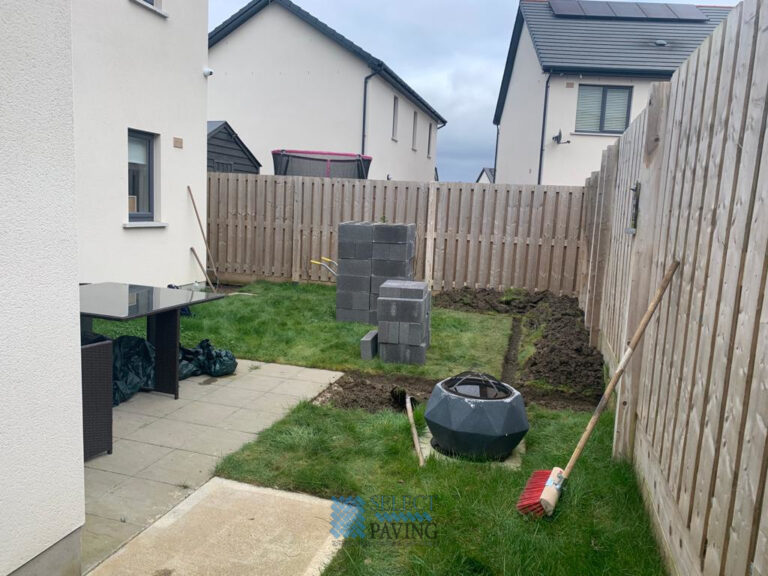 New Patio with Barbecue Seating Area in Lucan, Dublin