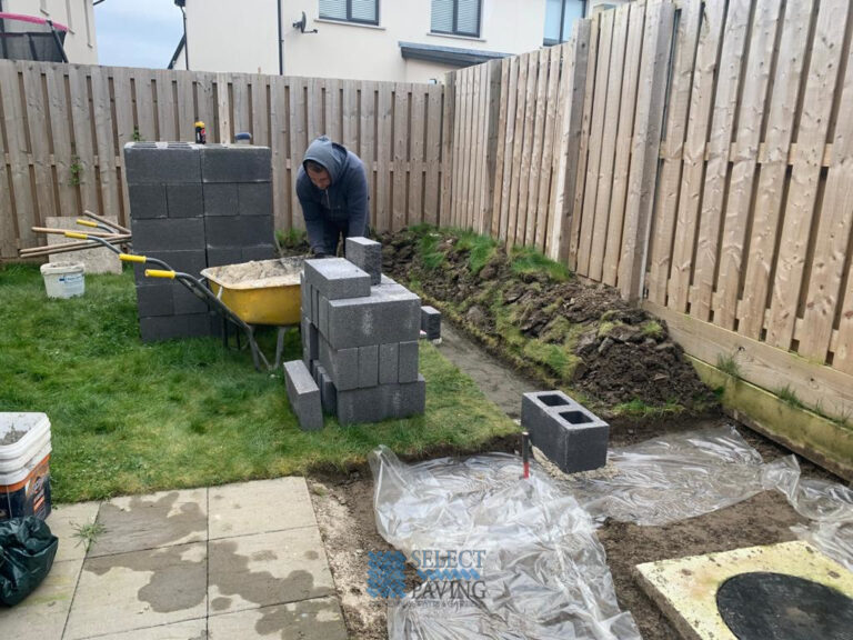 New Patio with Barbecue Seating Area in Lucan, Dublin