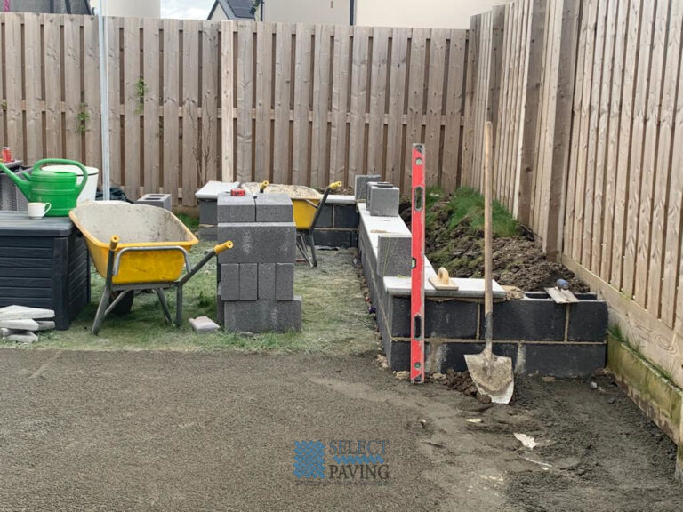New Patio with Barbecue Seating Area in Lucan, Dublin