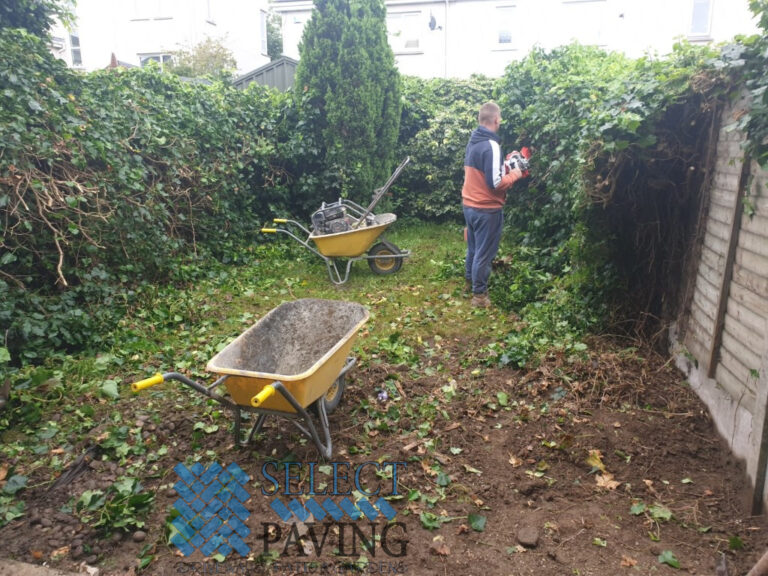 Patio with Natural Flags in Blanchardstown, Dublin