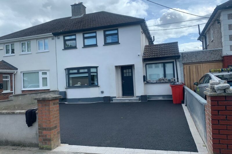 Tarmac Driveway with Cobble Border in Santry, Dublin