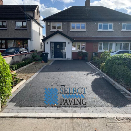 Tarmac Driveway with Cobblestone Borderline in Donnycarney, Dublin